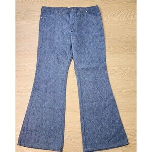 NWT Maverick Jeans Womens 20 Western Bell Bottom Blue Denim 38x31 Vintage 70s